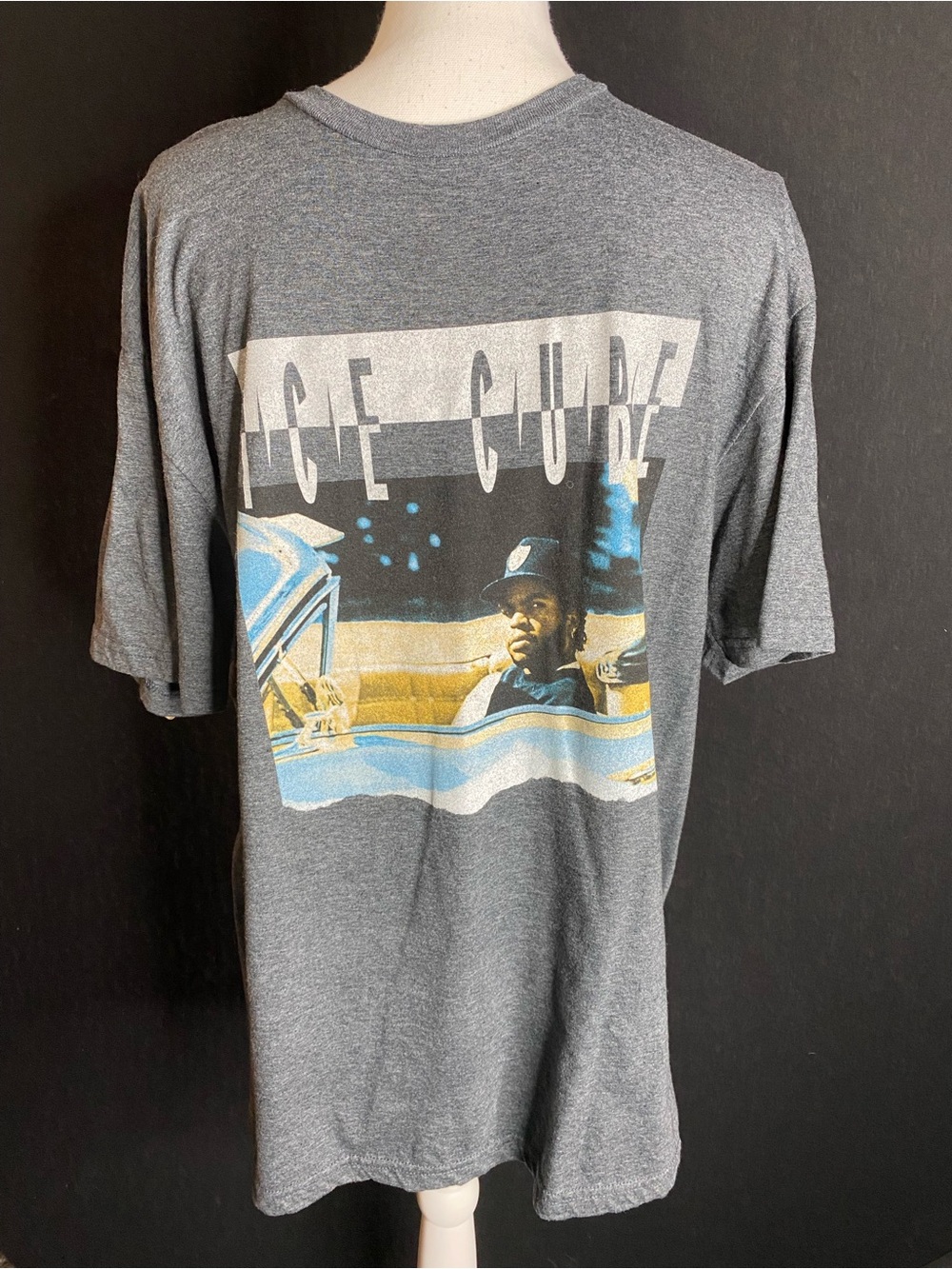 Ice Cube Graphic Short Sleeve Tee from show in Vegas- Gray